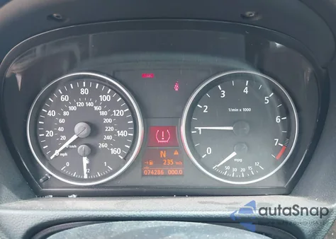 2007 BMW 328I из США, поврежденный, VIN WBAVC53567FZ72403